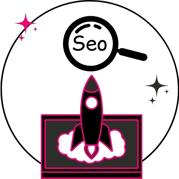 posicionamiento-seo-teruel-cohete-circulo-estrellas-lupa
